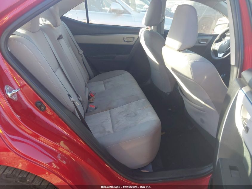 2016 Toyota Corolla Le VIN: 2T1BURHE8GC616806 Lot: 43948455