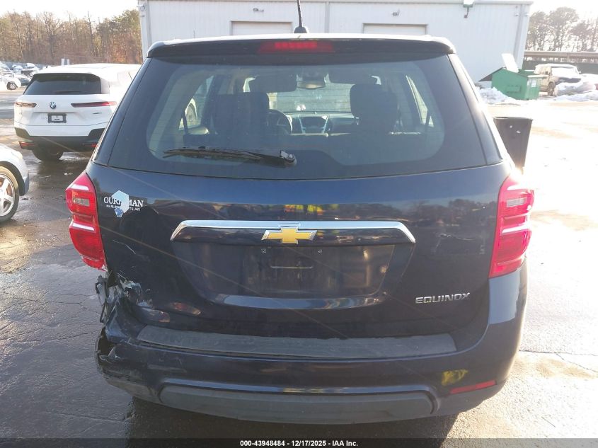 2016 Chevrolet Equinox Ls VIN: 2GNALBEK2G1147282 Lot: 43948484