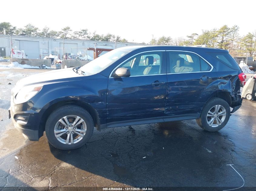 2016 Chevrolet Equinox Ls VIN: 2GNALBEK2G1147282 Lot: 43948484