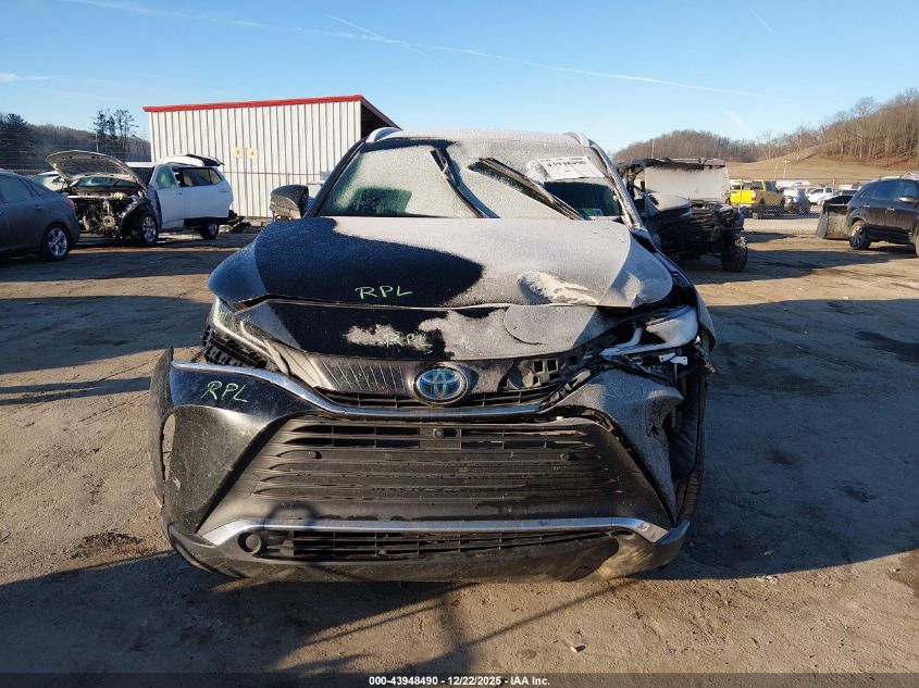 2021 Toyota Venza Limited VIN: JTEAAAAH7MJ002206 Lot: 43948490