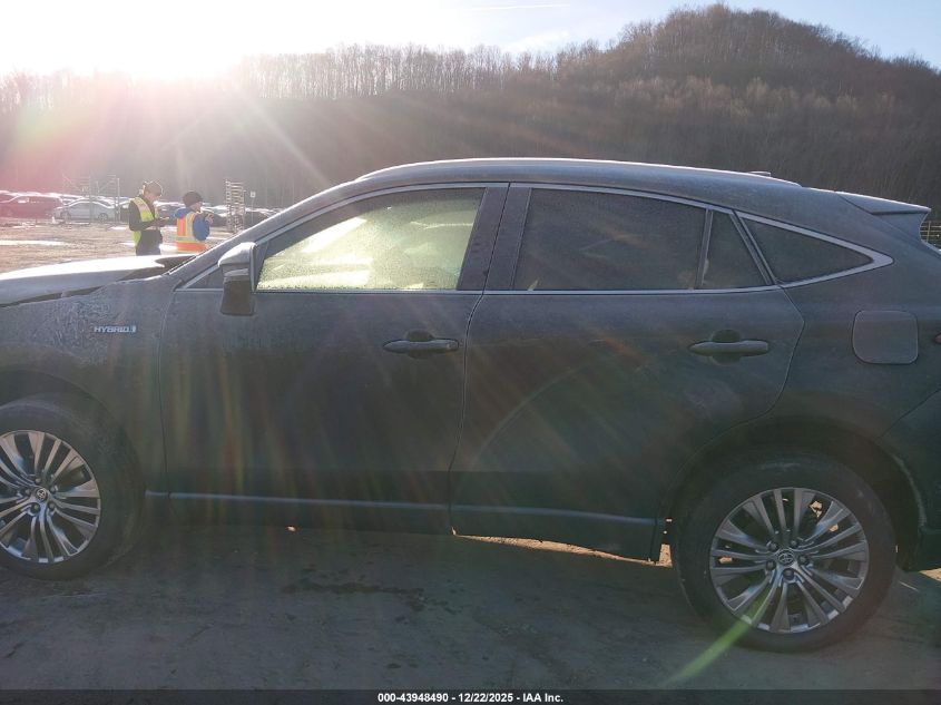 2021 Toyota Venza Limited VIN: JTEAAAAH7MJ002206 Lot: 43948490