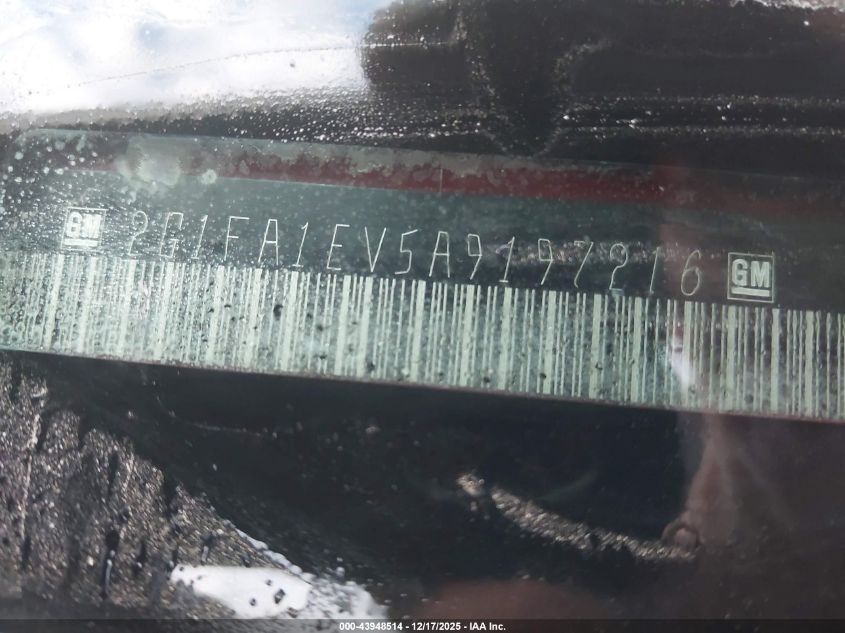 2010 Chevrolet Camaro 1Ls VIN: 2G1FA1EV5A9197216 Lot: 43948514