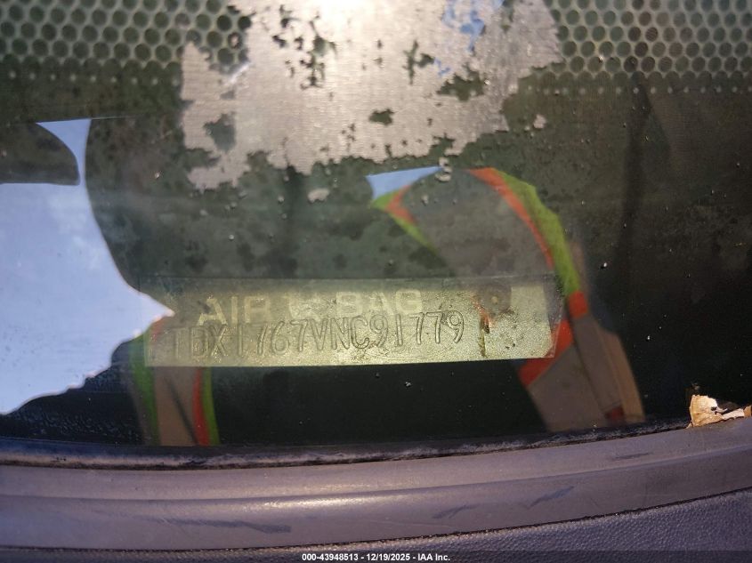 1997 Ford F-150 Lariat/Standard/Xl/Xlt VIN: 1FTDX1767VNC91779 Lot: 43948513