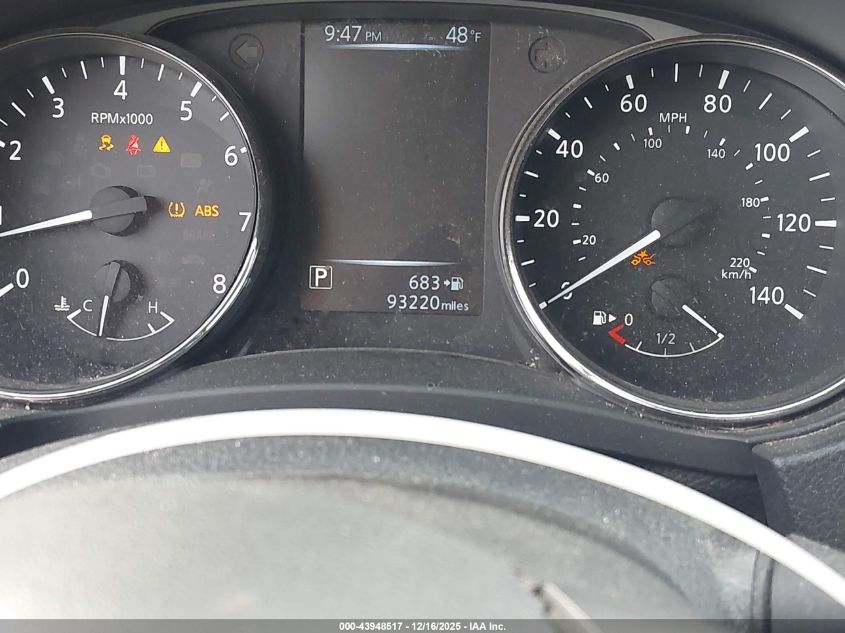 2017 Nissan Rogue S VIN: KNMAT2MT7HP580345 Lot: 43948517