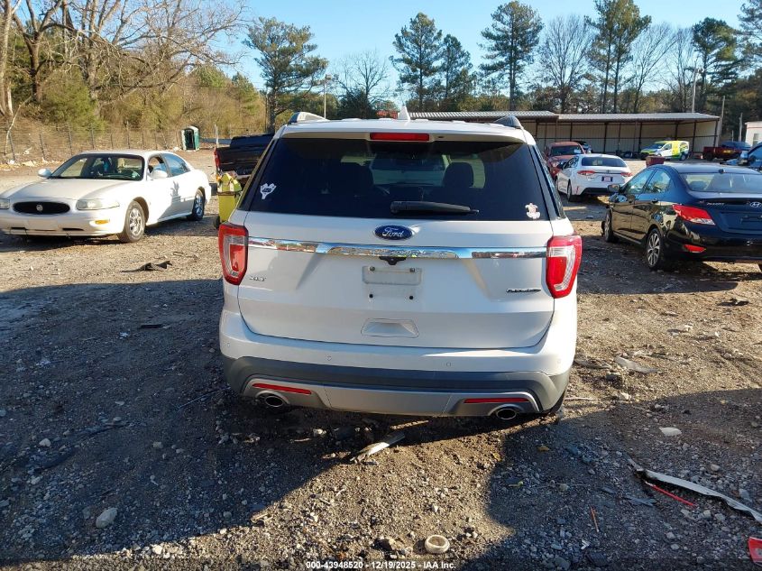 2016 Ford Explorer Xlt VIN: 1FM5K7D85GGB91890 Lot: 43948520