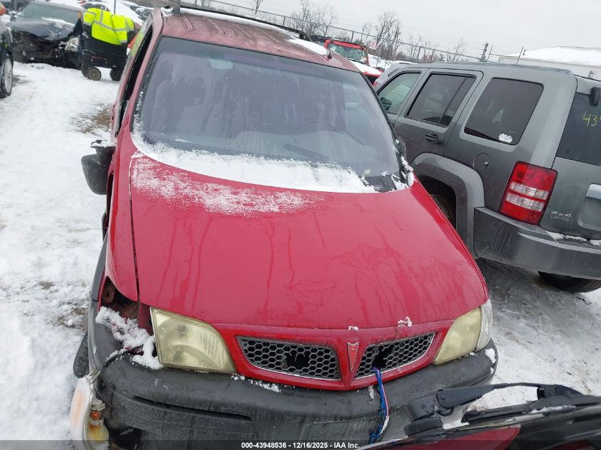 2001 Pontiac Montana N16 W/1Sa Pkg. VIN: 1GMDU03E01D213386 Lot: 43948536