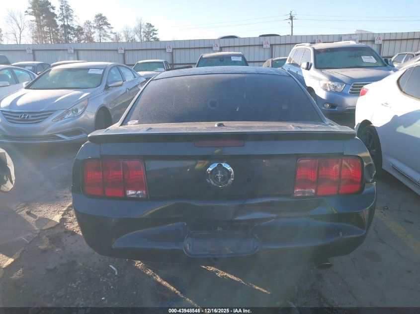 2007 Ford Mustang V6 Deluxe/V6 Premium VIN: 1ZVFT80N075238940 Lot: 43948546