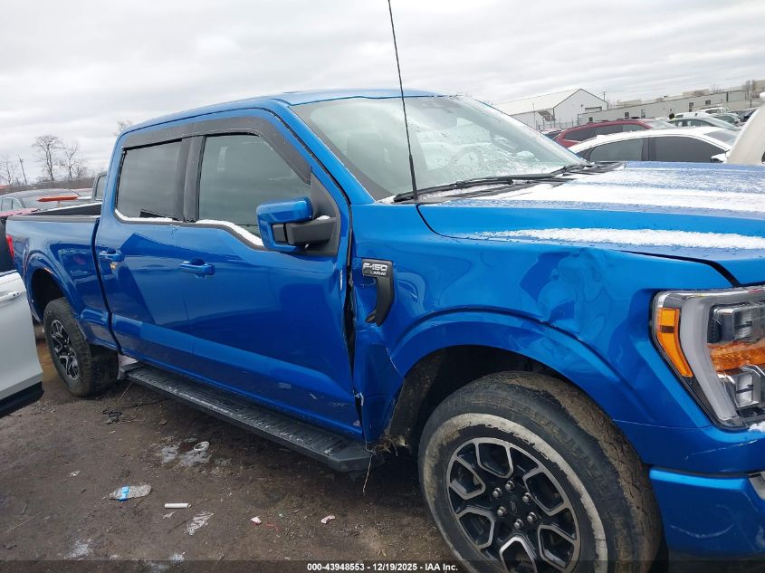 2021 Ford F-150 Lariat VIN: 1FTFW1E56MFD08831 Lot: 43948553