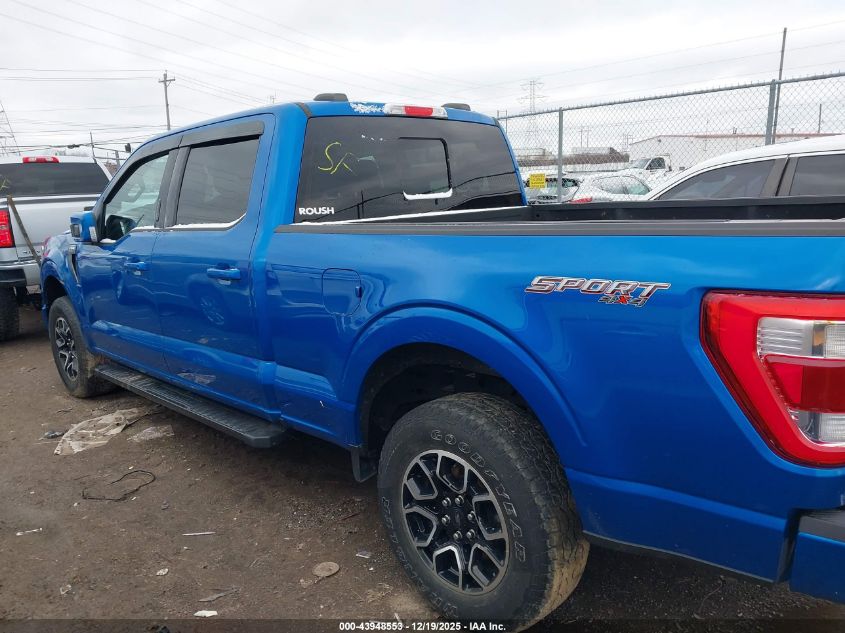 2021 Ford F-150 Lariat VIN: 1FTFW1E56MFD08831 Lot: 43948553