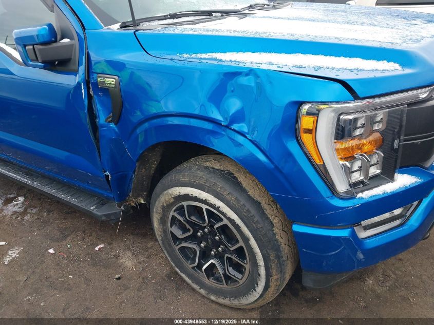 2021 Ford F-150 Lariat VIN: 1FTFW1E56MFD08831 Lot: 43948553