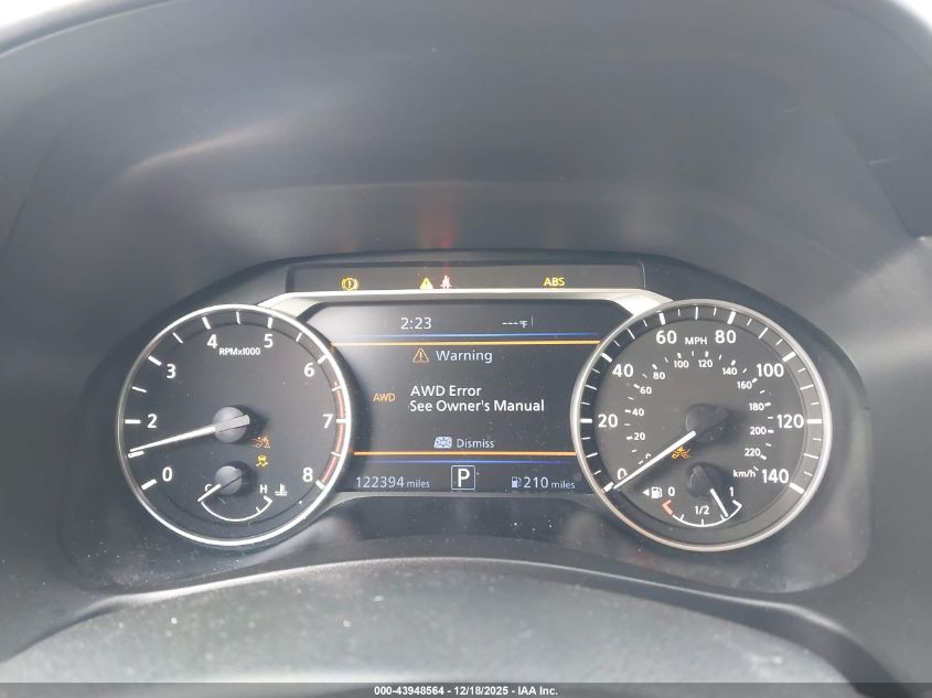 2019 Nissan Altima 2.5 Sl VIN: 1N4BL4EW5KN303503 Lot: 43948564