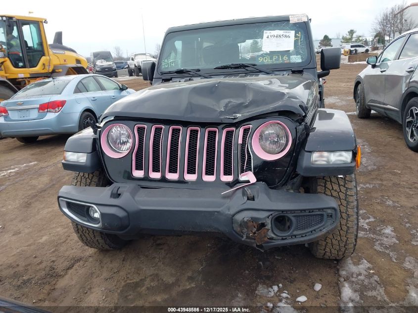 2018 Jeep Wrangler Unlimited Sahara 4X4 VIN: 1C4HJXEG1JW247377 Lot: 43948586