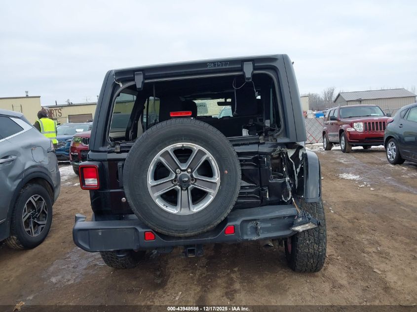 2018 Jeep Wrangler Unlimited Sahara 4X4 VIN: 1C4HJXEG1JW247377 Lot: 43948586