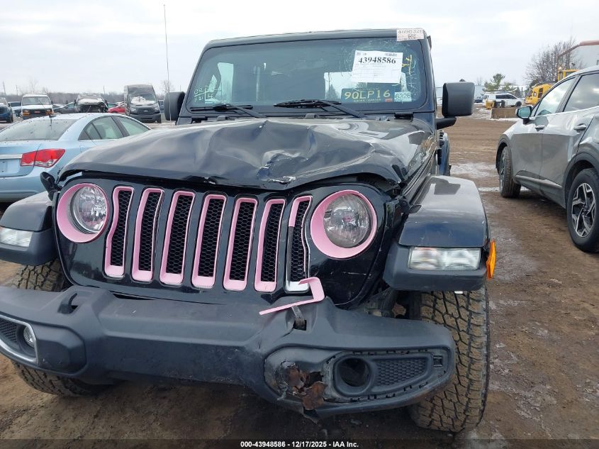 2018 Jeep Wrangler Unlimited Sahara 4X4 VIN: 1C4HJXEG1JW247377 Lot: 43948586