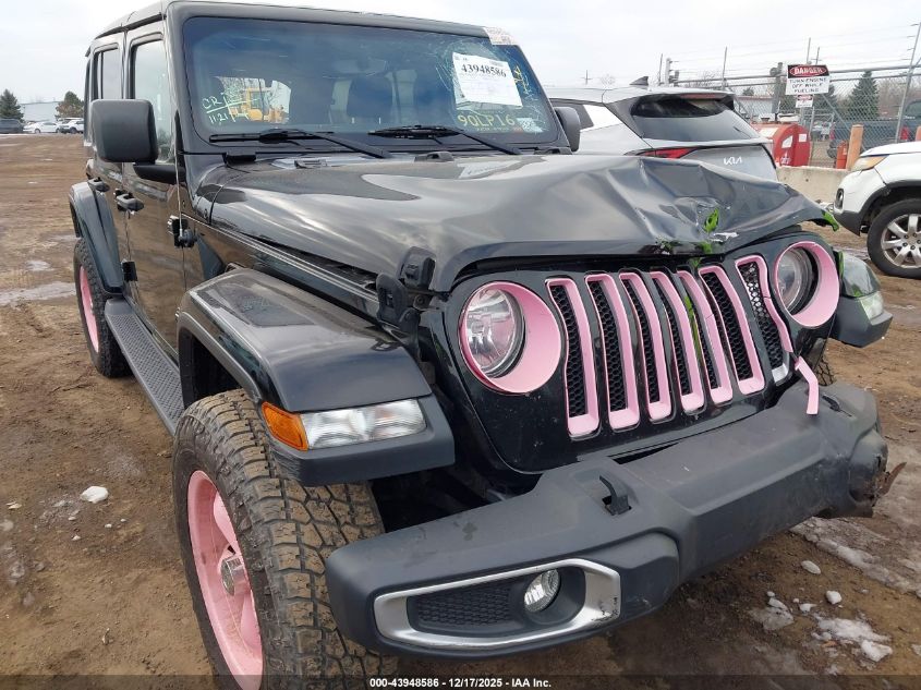 2018 Jeep Wrangler Unlimited Sahara 4X4 VIN: 1C4HJXEG1JW247377 Lot: 43948586