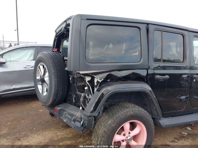 2018 Jeep Wrangler Unlimited Sahara 4X4 VIN: 1C4HJXEG1JW247377 Lot: 43948586