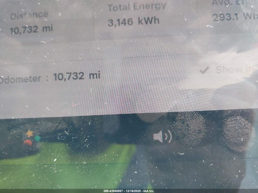 2024 Tesla Model Y Long Range Dual Motor All-Wheel Drive/Rwd VIN: 7SAYGDED6RA336395 Lot: 43948587