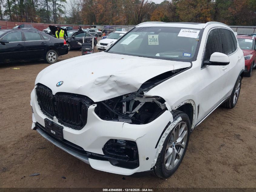 2022 BMW X5 Sdrive40I VIN: 5UXCR4C0XN9M52531 Lot: 43948588