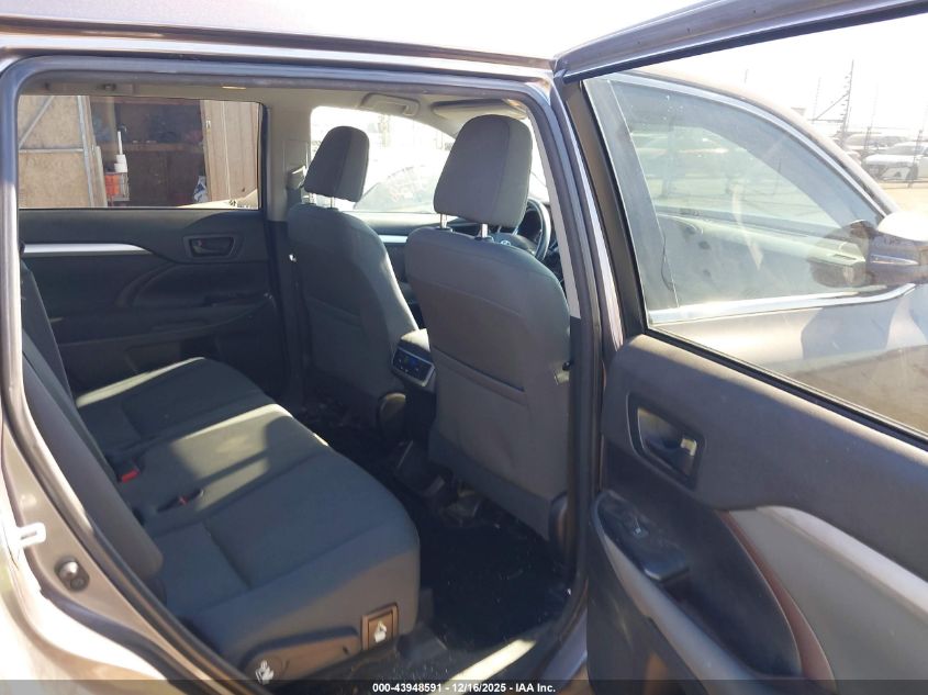 2015 Toyota Highlander Le VIN: 5TDZARFH3FS013532 Lot: 43948591