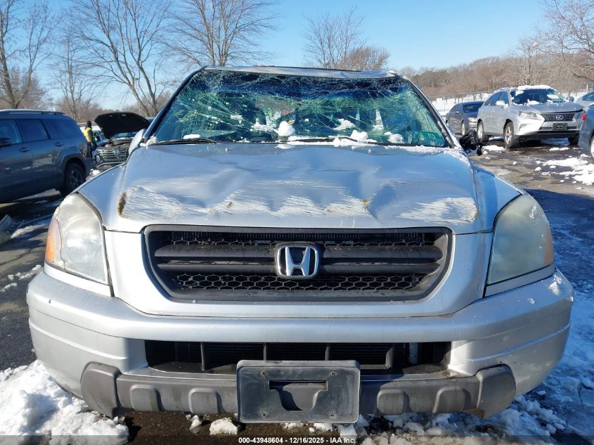 2005 Honda Pilot Ex-L VIN: 2HKYF18665H521234 Lot: 43948604