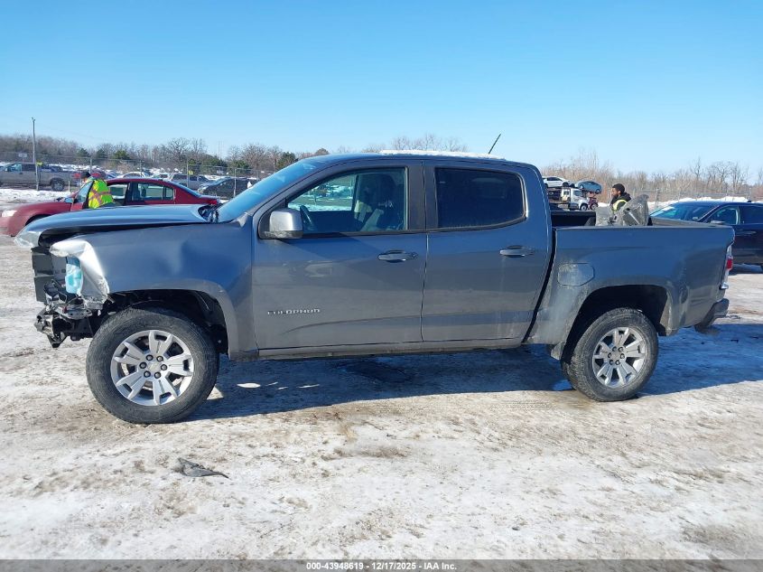 2021 Chevrolet Colorado 2Wd Short Box Lt VIN: 1GCGSCEN1M1212677 Lot: 43948619