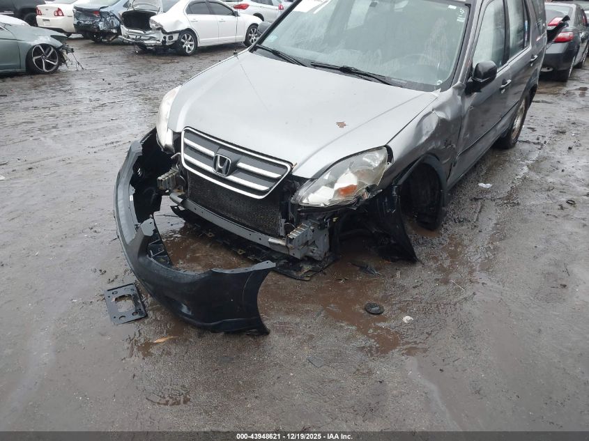 2006 Honda Cr-V Lx VIN: JHLRD78596C045002 Lot: 43948621