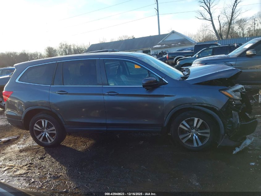 2016 Honda Pilot Ex-L VIN: 5FNYF6H69GB010390 Lot: 43948623