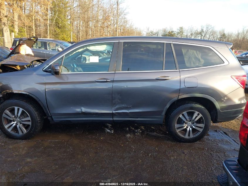2016 Honda Pilot Ex-L VIN: 5FNYF6H69GB010390 Lot: 43948623