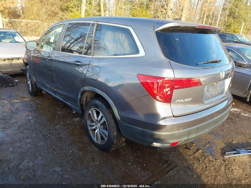 2016 Honda Pilot Ex-L VIN: 5FNYF6H69GB010390 Lot: 43948623