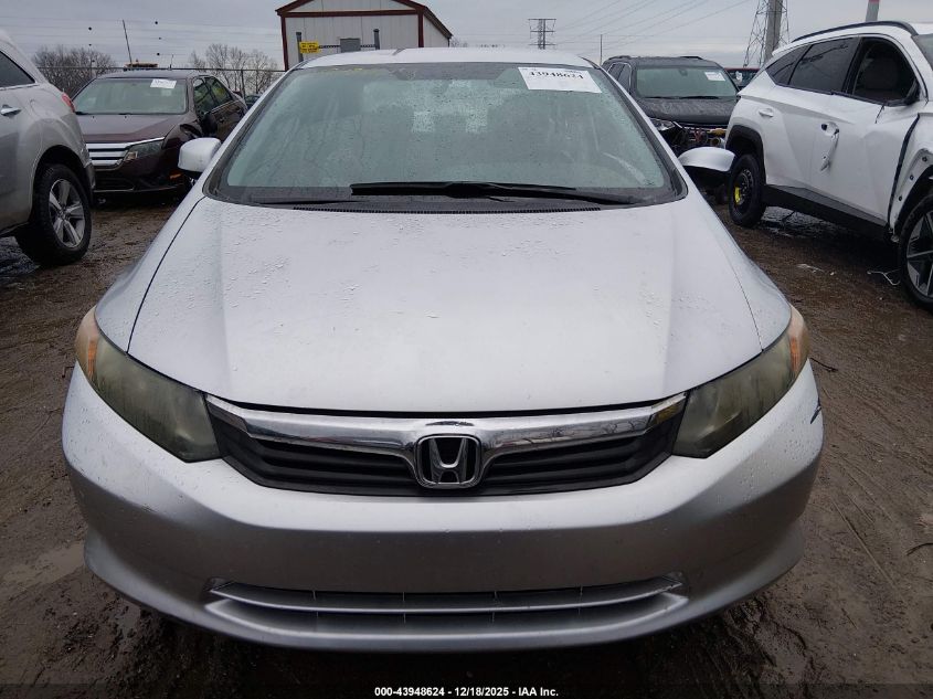 2012 Honda Civic Lx VIN: 2HGFB2F51CH304054 Lot: 43948624