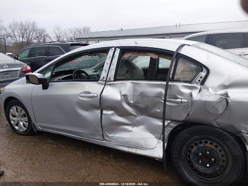 2012 Honda Civic Lx VIN: 2HGFB2F51CH304054 Lot: 43948624