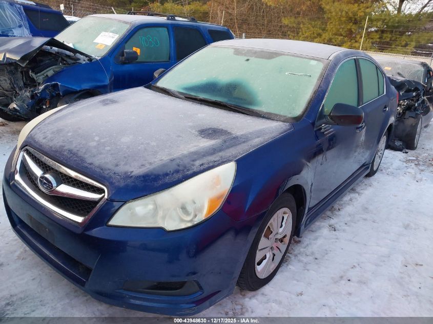 2011 Subaru Legacy 2.5I VIN: 4S3BMCA60B3252351 Lot: 43948630