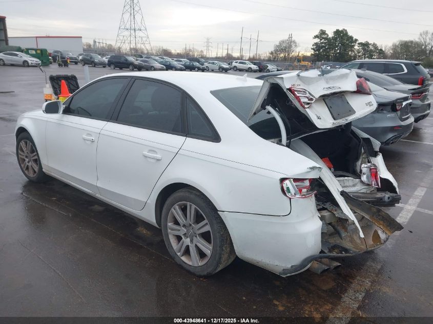 2011 Audi A4 2.0T Premium VIN: WAUBFAFL3BN004187 Lot: 43948641