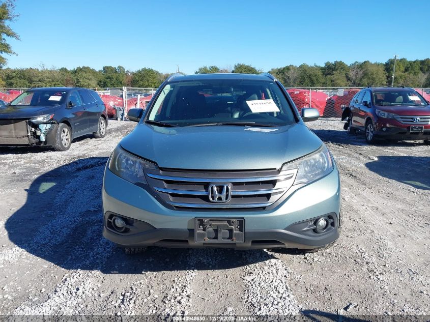 2012 Honda Cr-V Ex-L VIN: 2HKRM4H72CH602670 Lot: 43948650