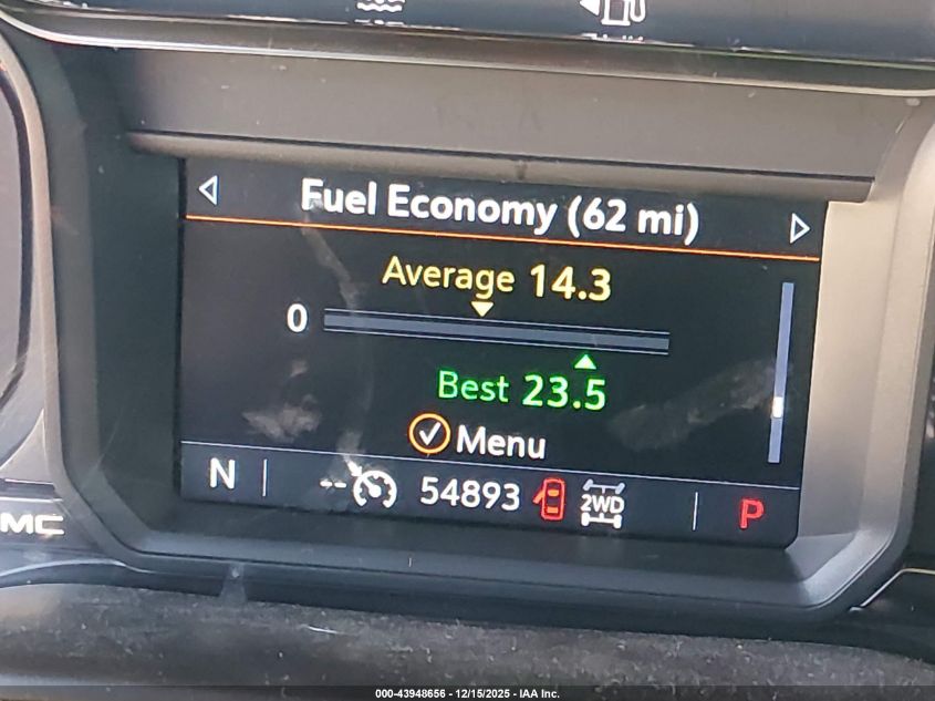 2021 GMC Sierra 1500 4Wd Short Box At4 VIN: 1GTP9EEL5MZ383648 Lot: 43948656