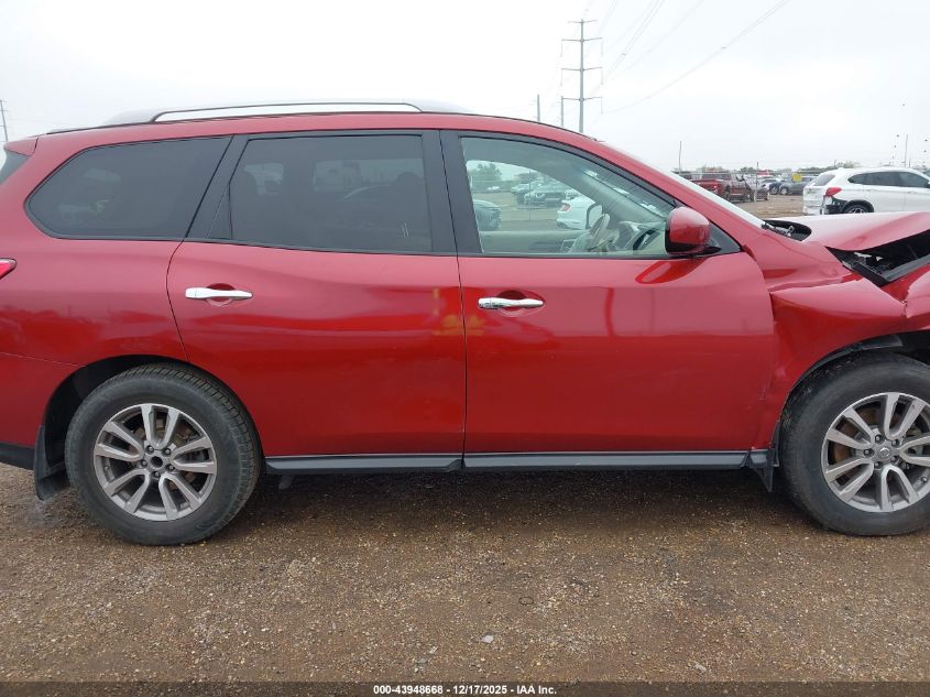 2015 Nissan Pathfinder Sv VIN: 5N1AR2MN6FC614582 Lot: 43948668