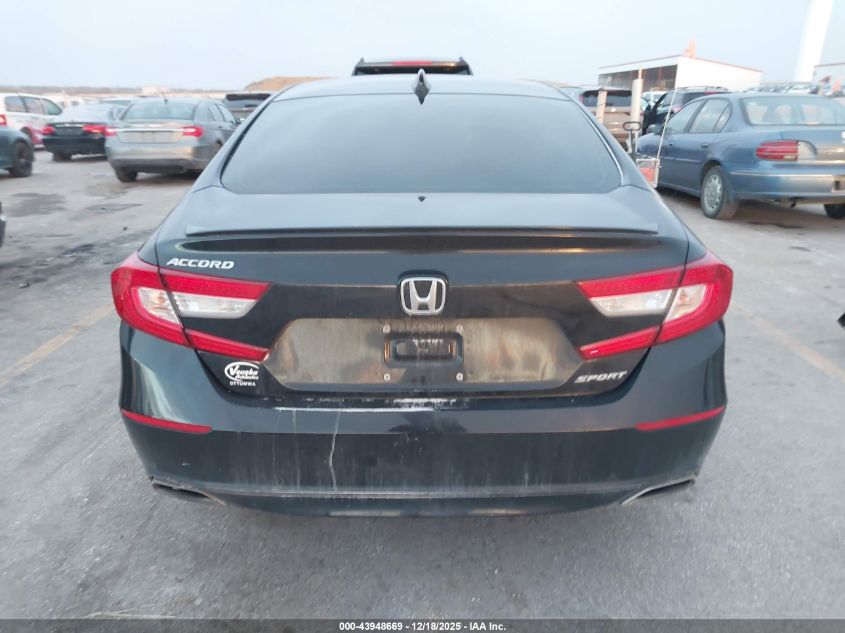 2022 Honda Accord Sport VIN: 1HGCV1F31NA012327 Lot: 43948669