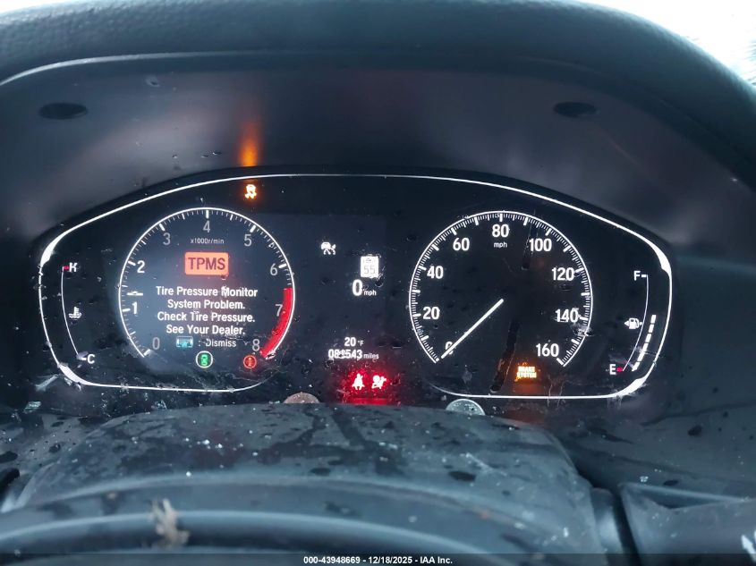 2022 Honda Accord Sport VIN: 1HGCV1F31NA012327 Lot: 43948669