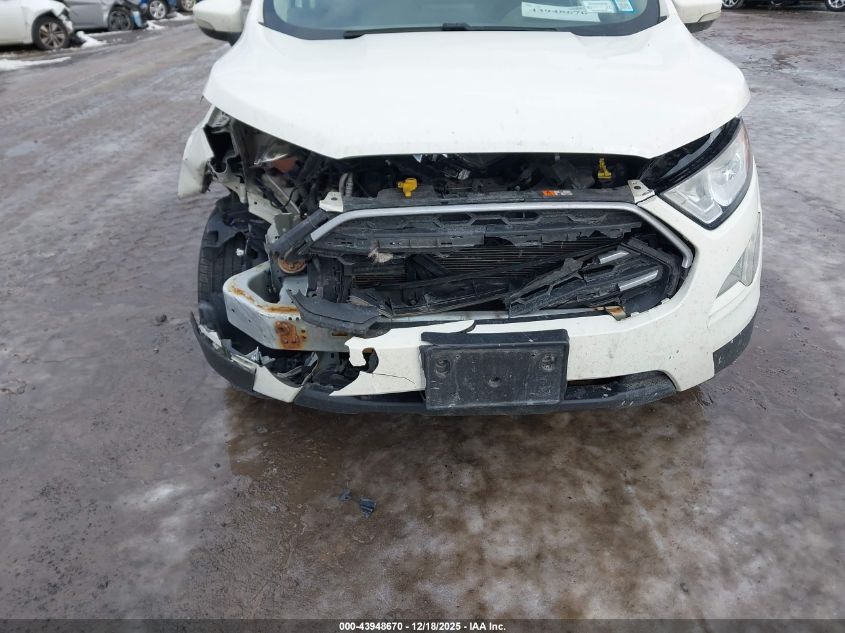2020 Ford Ecosport Se VIN: MAJ6S3GL7LC343838 Lot: 43948670