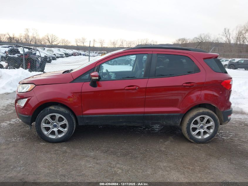 2020 Ford Ecosport Se VIN: MAJ6S3GL4LC352318 Lot: 43948684