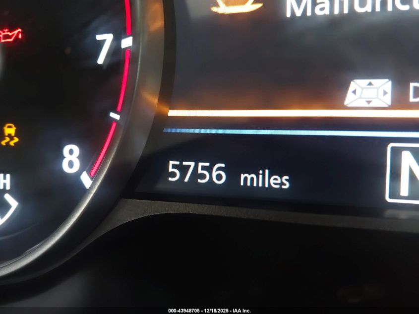 2025 Nissan Sentra Sv VIN: 3N1AB8CV1SY361186 Lot: 43948705