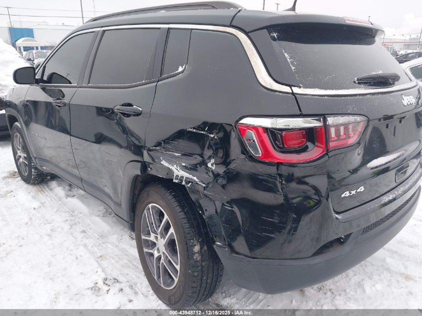 2018 Jeep Compass Latitude 4X4 VIN: 3C4NJDBB5JT161425 Lot: 43948712