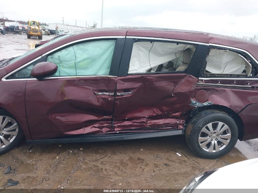 2015 Honda Odyssey Ex-L VIN: 5FNRL5H69FB046599 Lot: 43948713