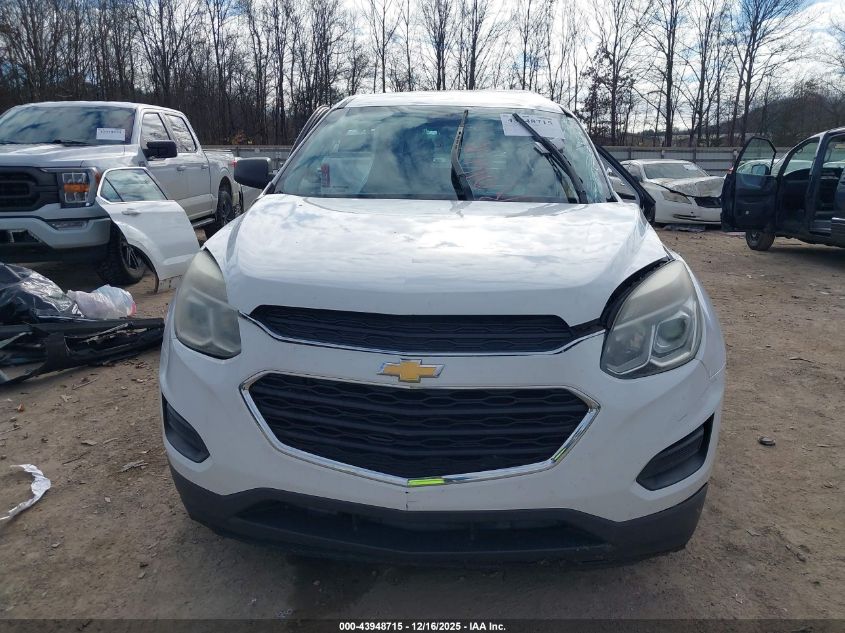 2017 Chevrolet Equinox Ls VIN: 2GNALBEK0H1550887 Lot: 43948715