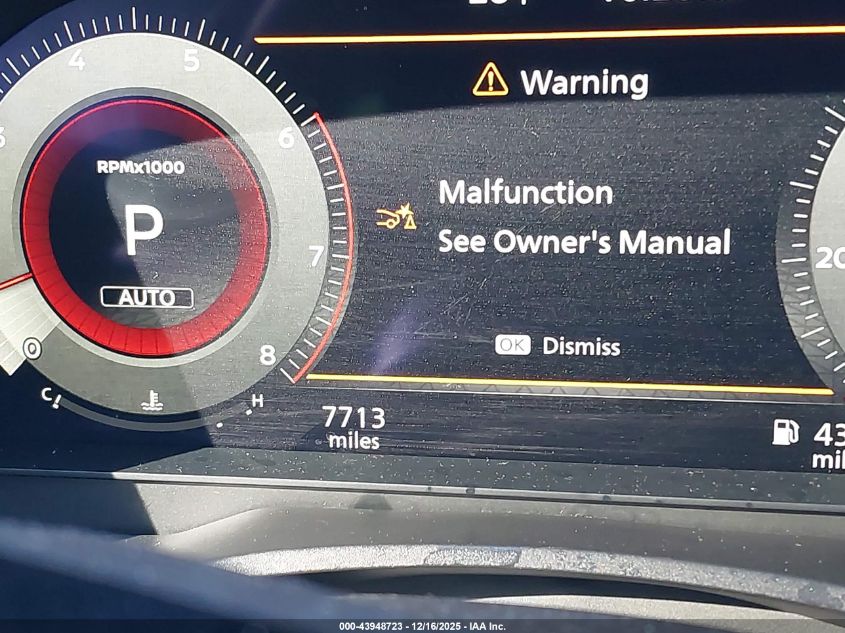 2026 Nissan Rogue Sl VIN: 5N1BT3CBXTC694550 Lot: 43948723