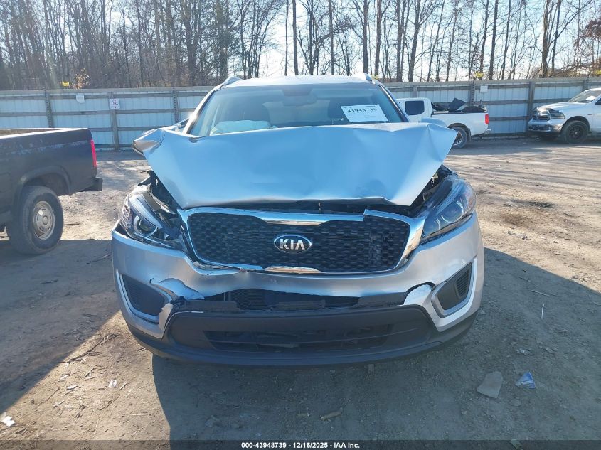 2018 Kia Sorento 2.4L Lx VIN: 5XYPG4A34JG387822 Lot: 43948739