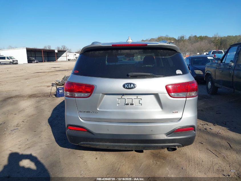 2018 Kia Sorento 2.4L Lx VIN: 5XYPG4A34JG387822 Lot: 43948739