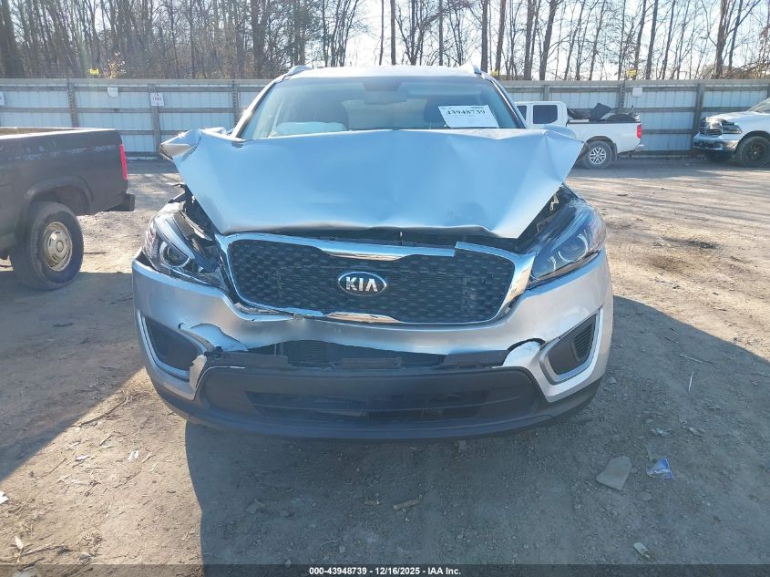 2018 Kia Sorento 2.4L Lx VIN: 5XYPG4A34JG387822 Lot: 43948739