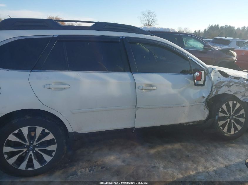 2017 Subaru Outback 2.5I Limited VIN: 4S4BSANC0H3233944 Lot: 43948743