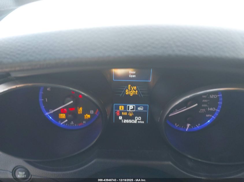 2017 Subaru Outback 2.5I Limited VIN: 4S4BSANC0H3233944 Lot: 43948743